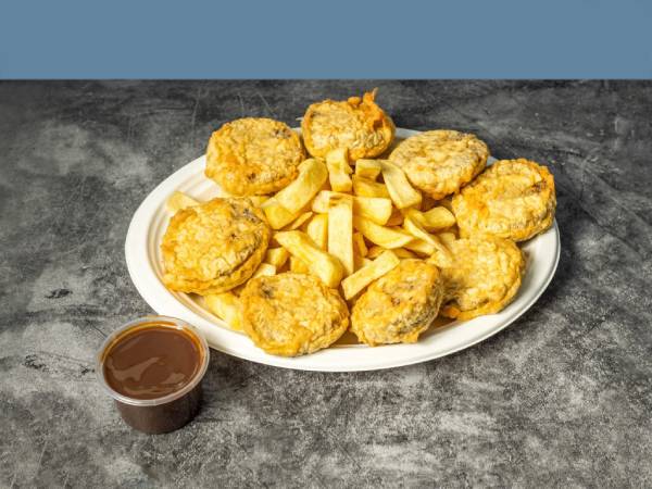 Served at Salt N Vinegar Takeaway in Dunfermline 