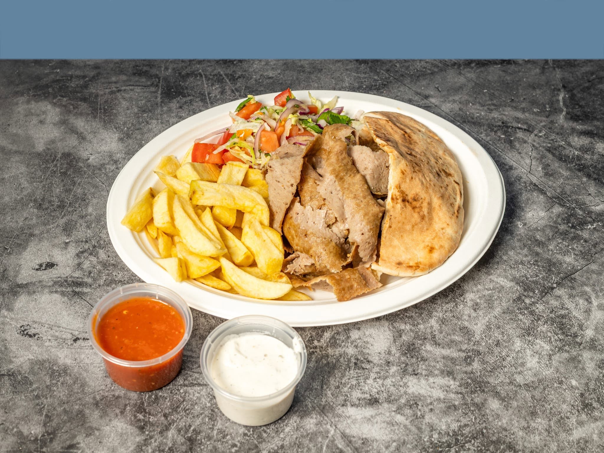 Doner Kebabs served at Salt N Vinegar Takeaway in Dunfermline
